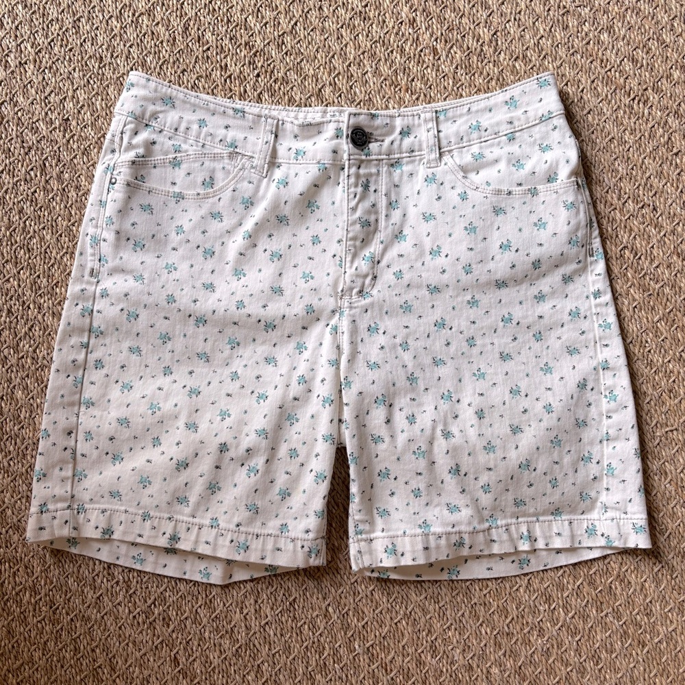 LEE denim floral shorts